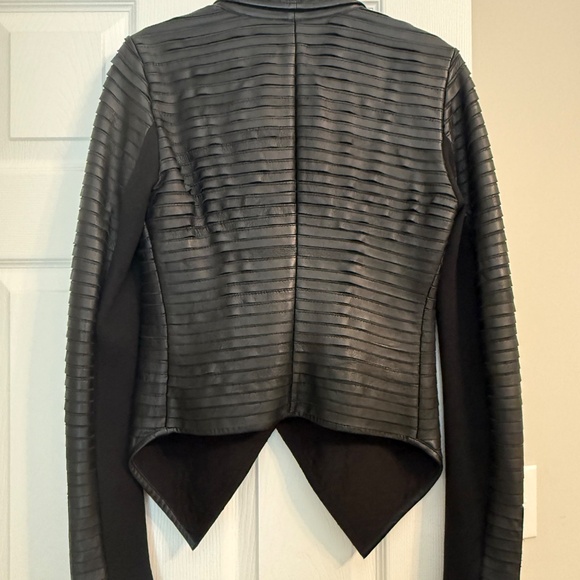 Marciano Shayna Drape Leather Jacket - Picture 7 of 9